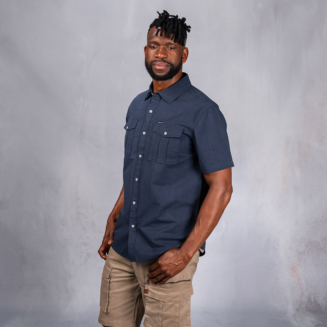 Garage Shirt Navy - Curve Gear