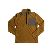 W.O.R.K 1/4 Zip Fleece Brown