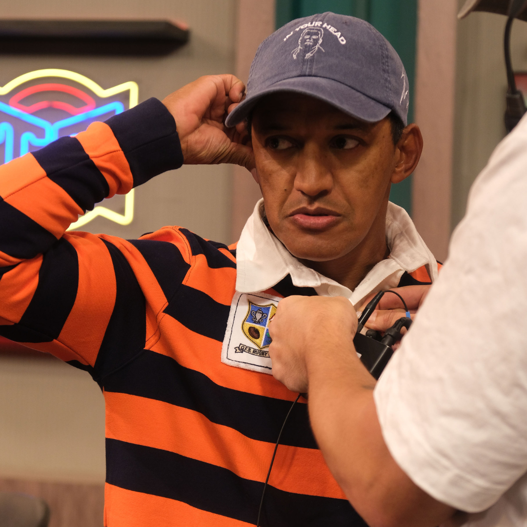 Curve Gear x Free State Legend Supporters Jersey Orange & Navy Stripe