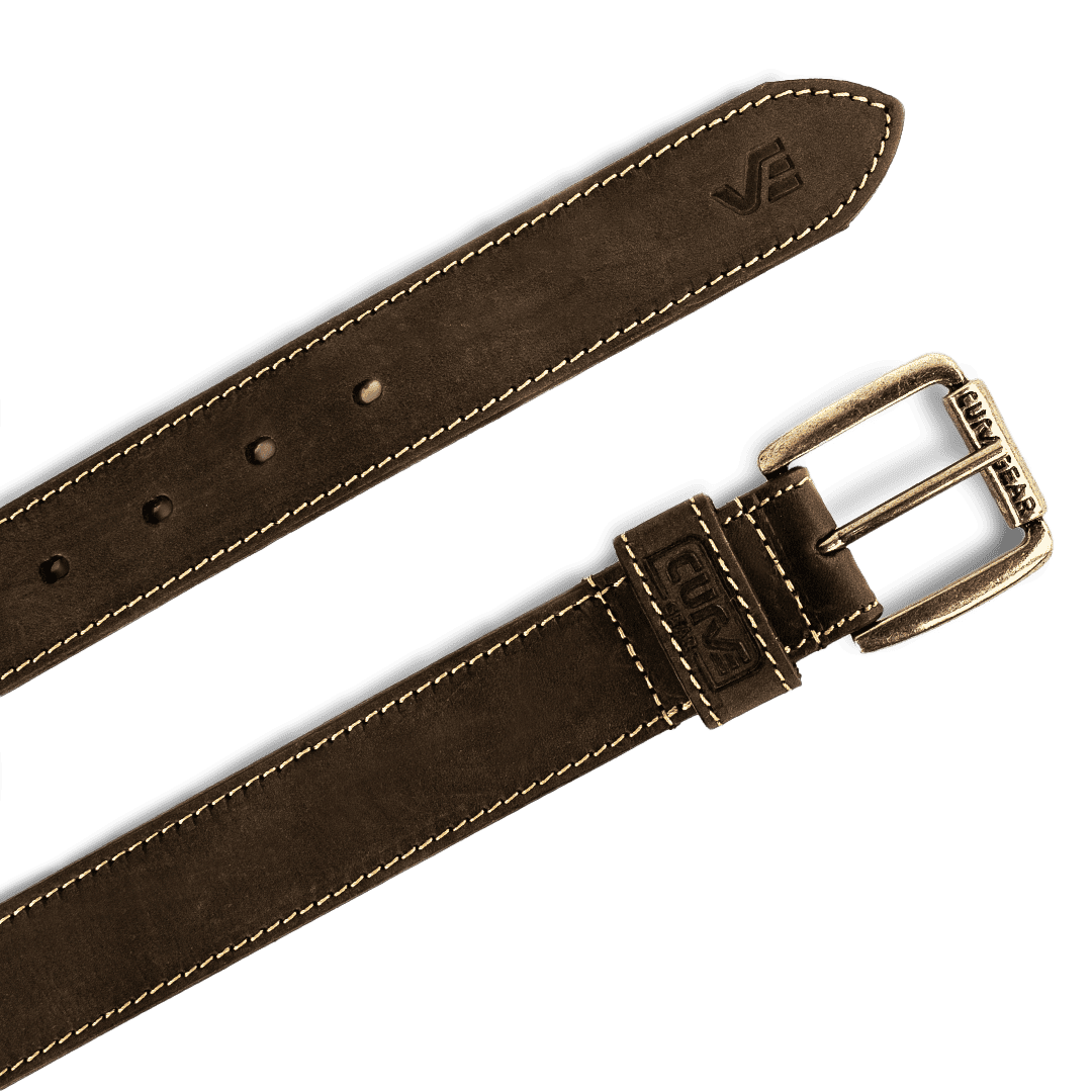 35MM Belt Brown - Belts Curve Gear