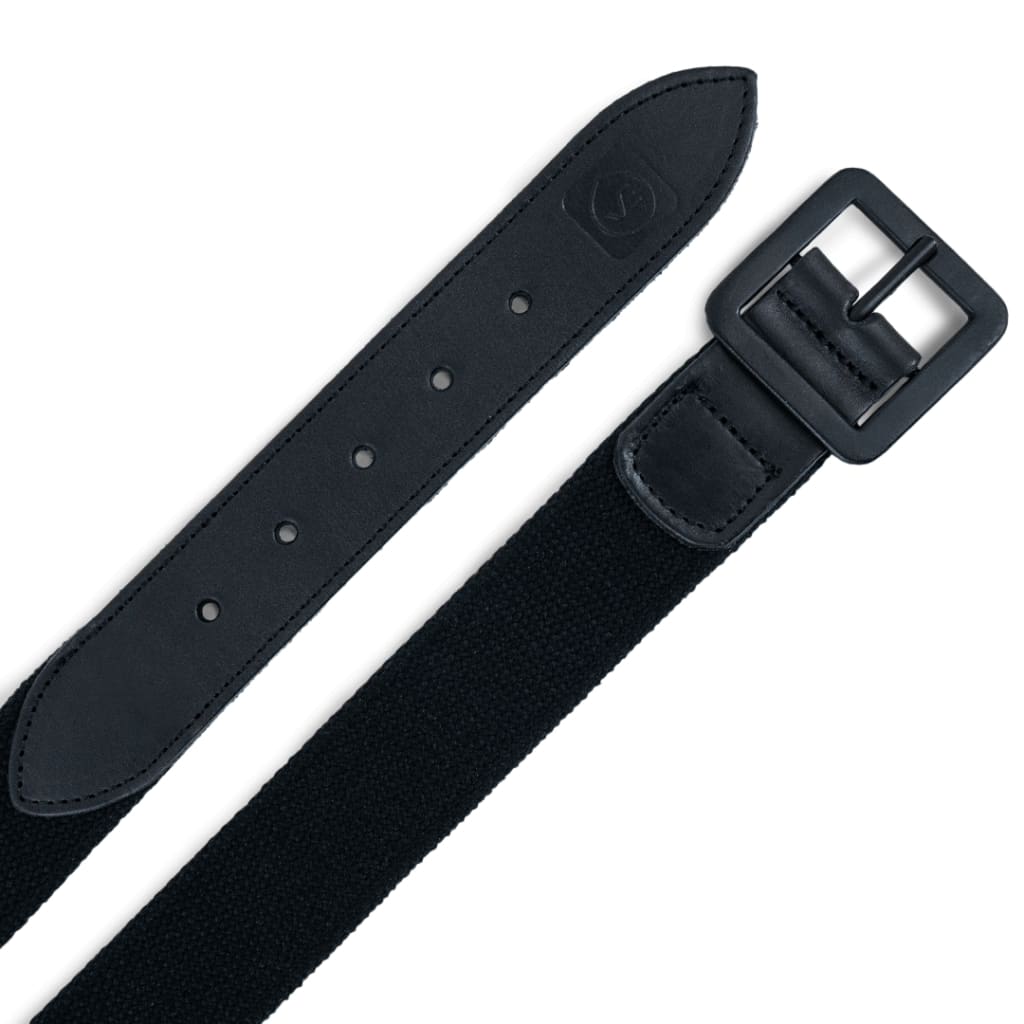 38MM Webbing Belt Black - Belts Curve Gear