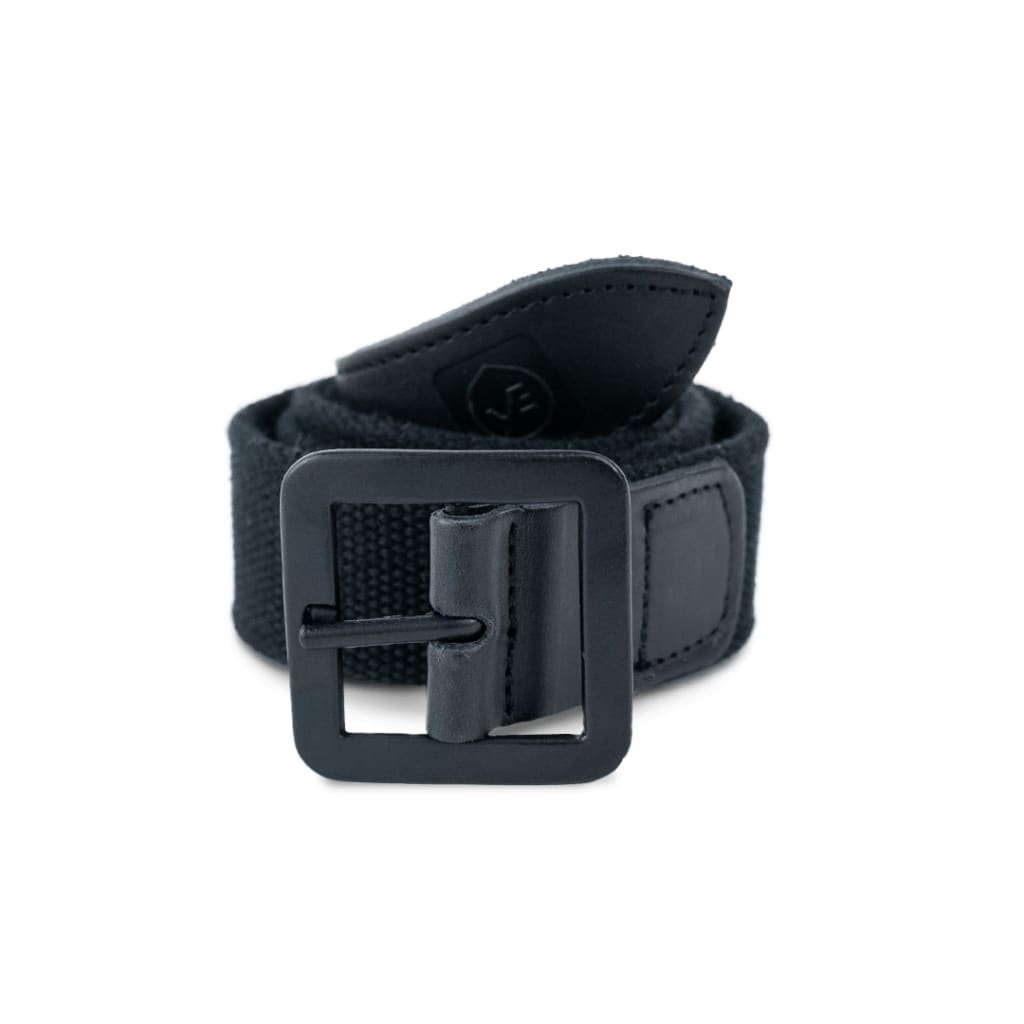 38MM Webbing Belt Black - Belts Curve Gear