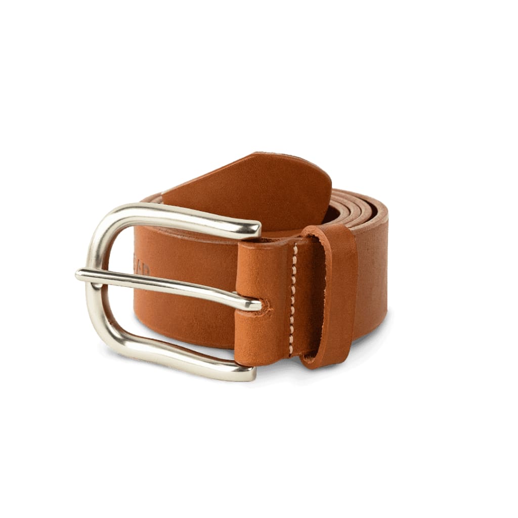 40MM Nickel Belt Tan - Belts Curve Gear