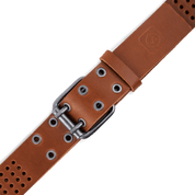 40MM Roller Eyelet Belt Tan - Belts Curve Gear