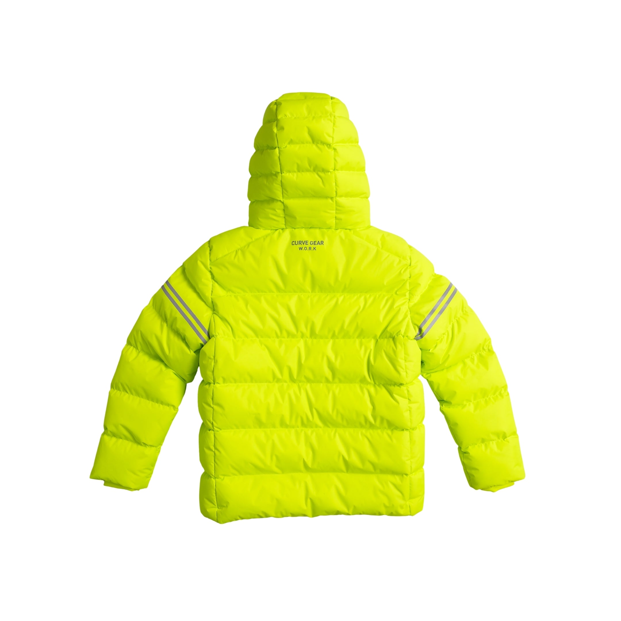 Bionic L/Sleeve Puffer With Hood Reflective Yellow