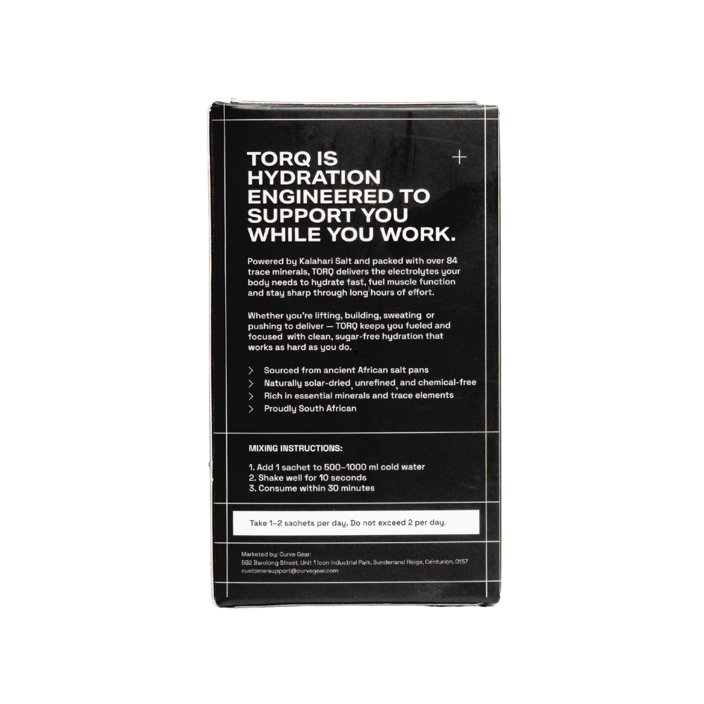 TORQ Hydration Sachets (Variety Flavour Pack 20 Sachets)