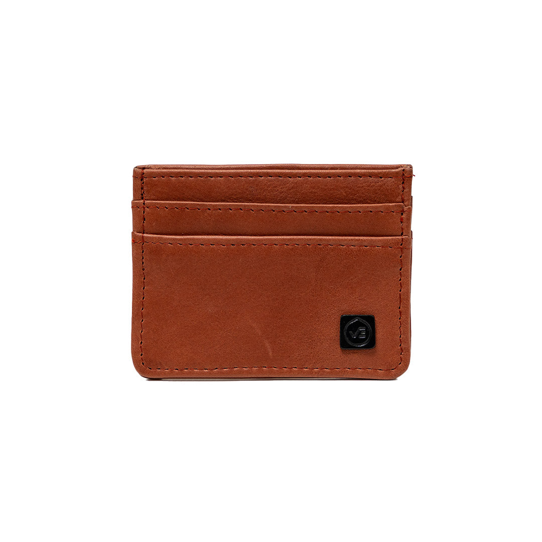 6 Slot Hide Credit Card Holder Tan