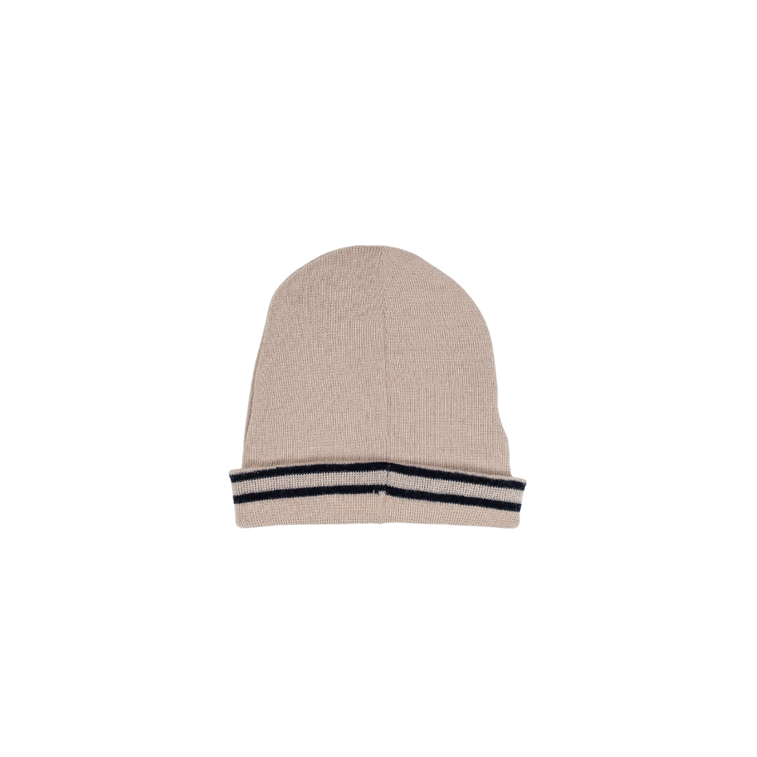 100% Merino Wool Beanie Oatmeal
