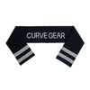 100% Merino Wool Scarf Black