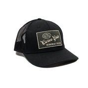 Vintage Curve Gear Cap Black & Off White