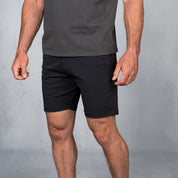 4 Way Stretch Chino Shorts Black
