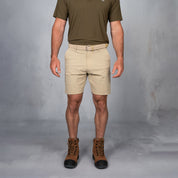 4 Way Stretch Chino Shorts Khaki