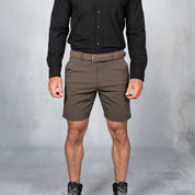 4 Way Stretch Chino Shorts Olive