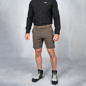 4 Way Stretch Chino Shorts Olive