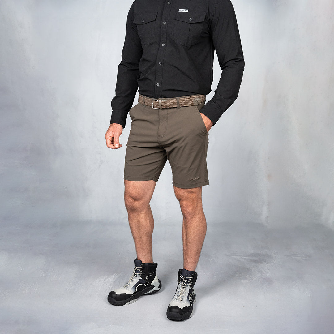 4 Way Stretch Chino Shorts Olive