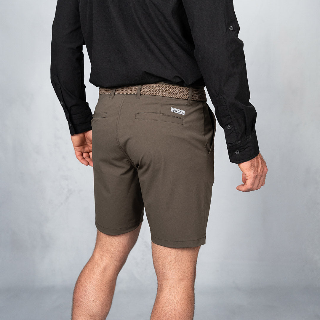 4 Way Stretch Chino Shorts Olive