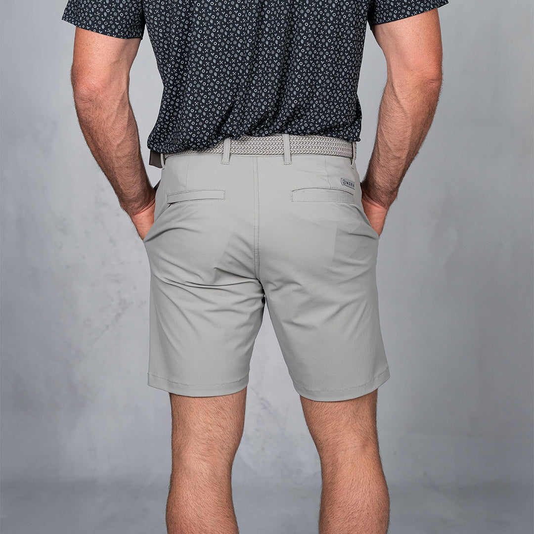4 Way Stretch Chino Shorts Stone
