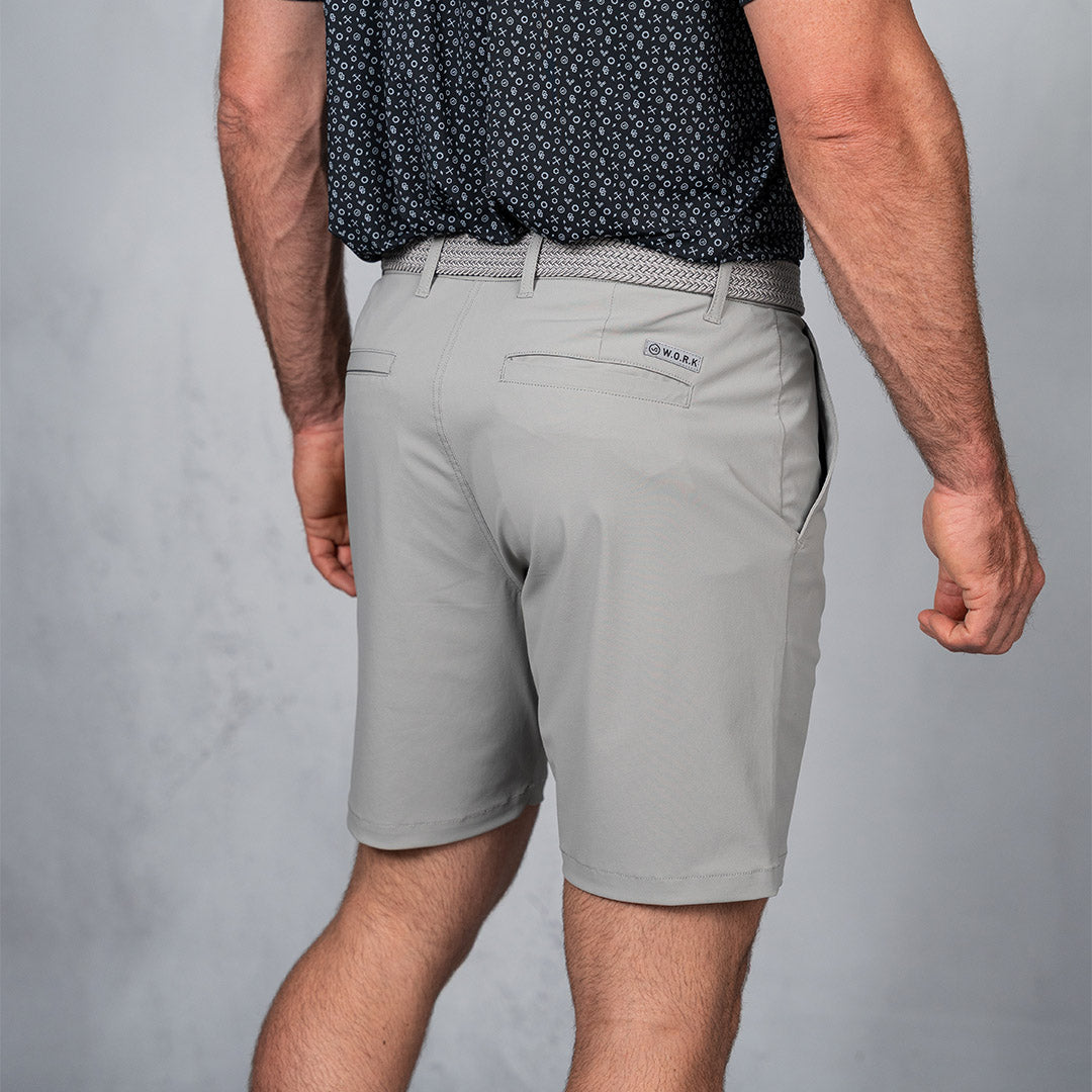 4 Way Stretch Chino Shorts Stone