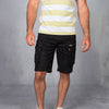 Dymaxa Zip Cargo Shorts Black