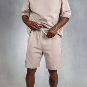 COB Boxy Short Light Grey