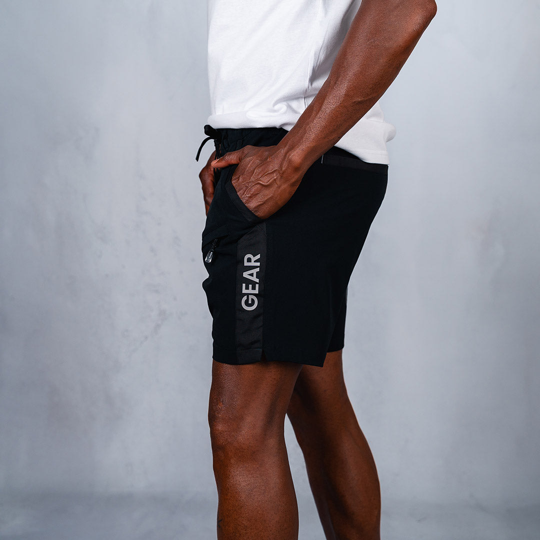 W.O.R.K Ripstop Reflective Shorts 6 Inch Black