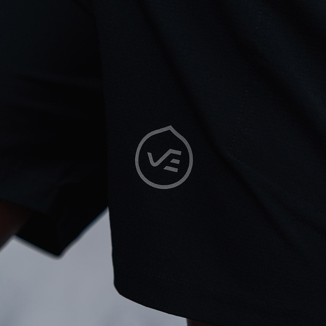 W.O.R.K Ripstop Reflective Shorts 6 Inch Black