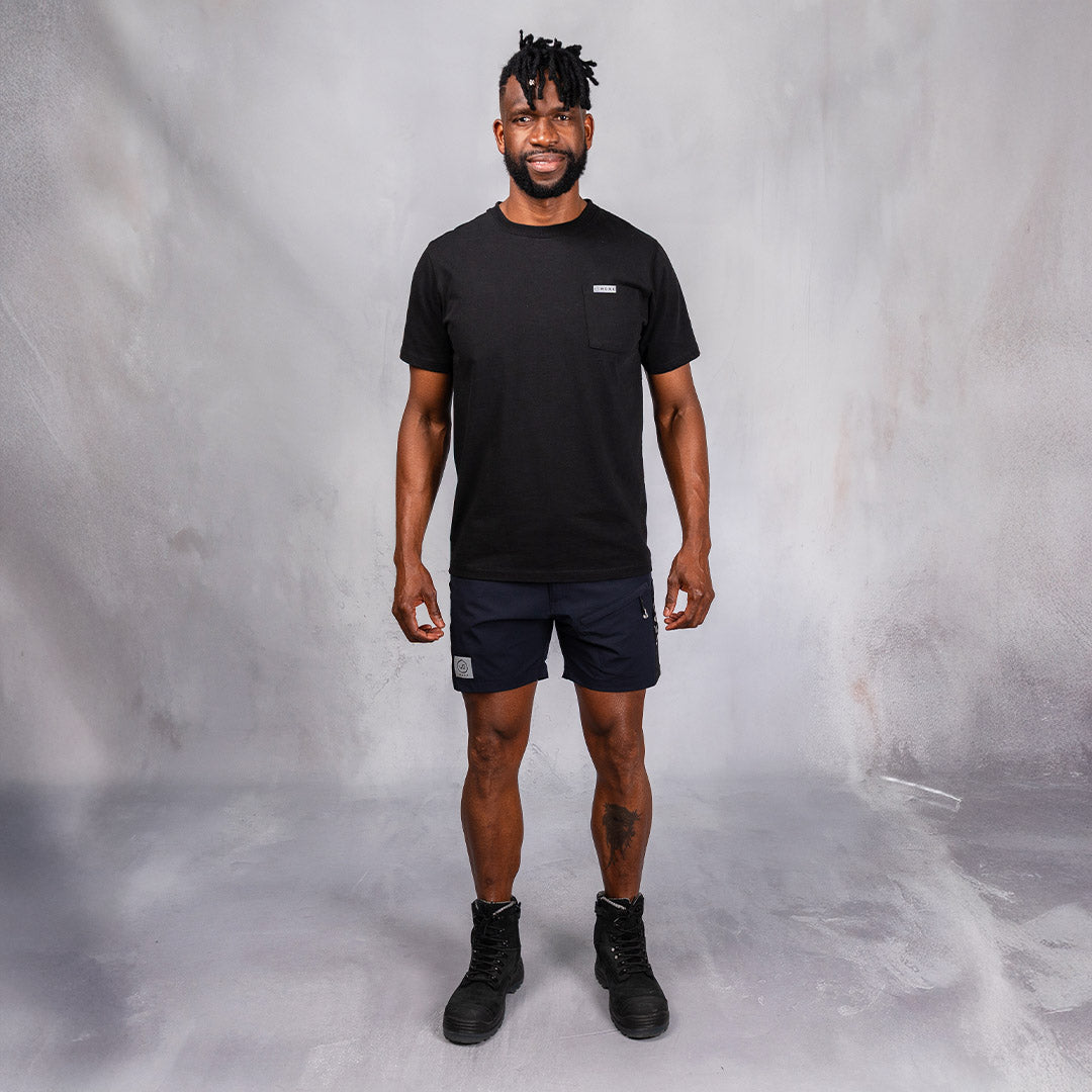 W.O.R.K Ripstop Reflective Shorts 6 Inch Navy