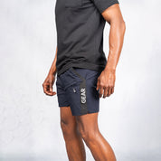 W.O.R.K Ripstop Reflective Shorts 6 Inch Navy