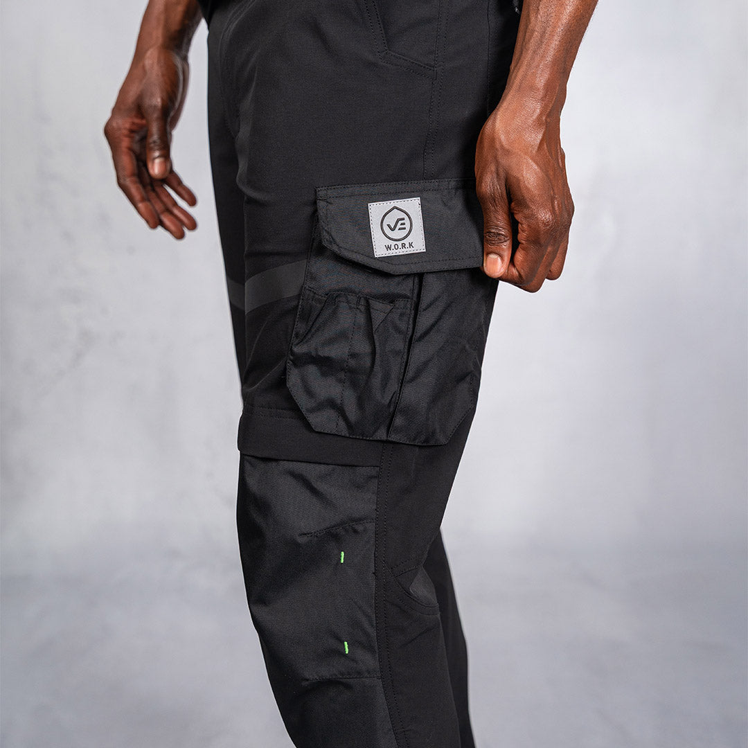 W.O.R.K 4-Way Stretch Utility Pants Black