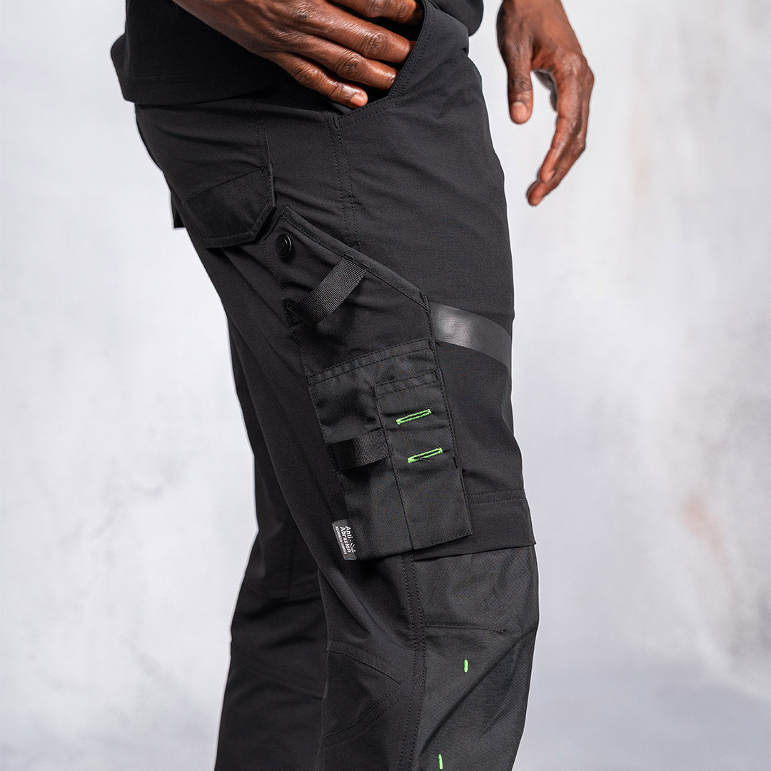 W.O.R.K 4-Way Stretch Utility Pants Black