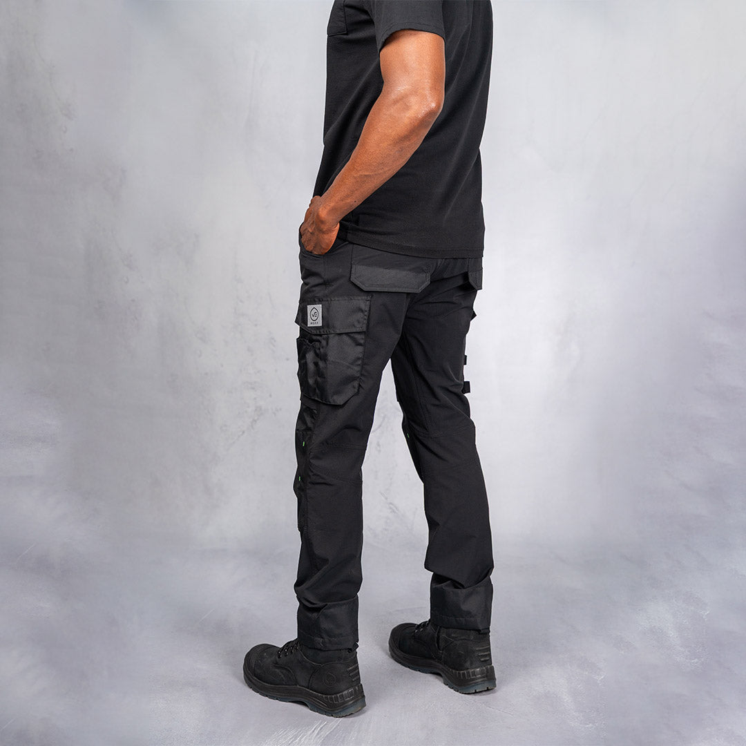 W.O.R.K 4-Way Stretch Utility Pants Black