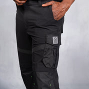 W.O.R.K 4-Way Stretch Utility Pants Black