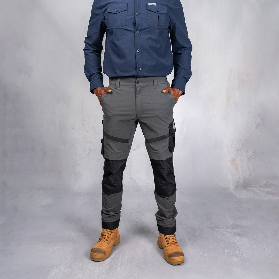 W.O.R.K 4-Way Stretch Utility Pants Charcoal