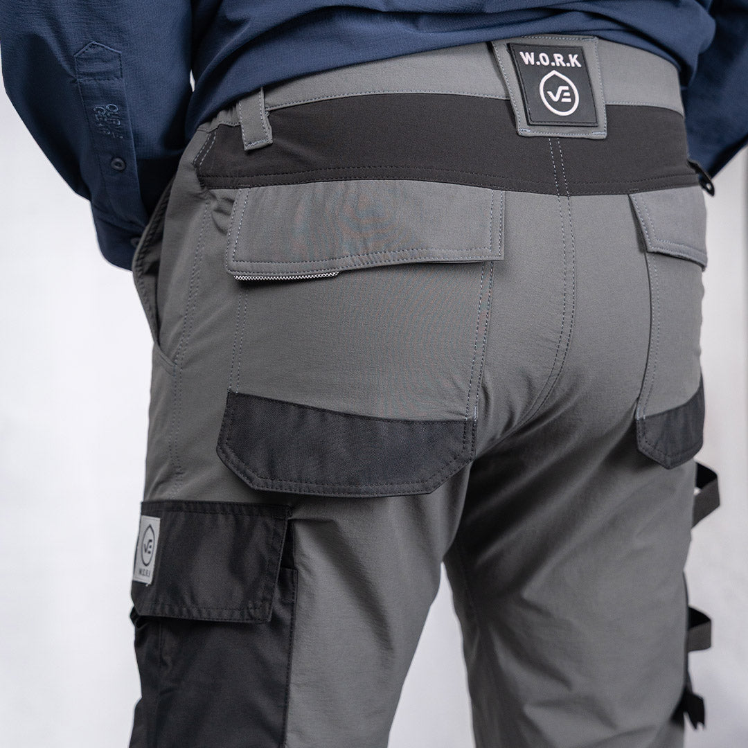 W.O.R.K 4-Way Stretch Utility Pants Charcoal