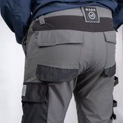 W.O.R.K 4-Way Stretch Utility Pants Charcoal