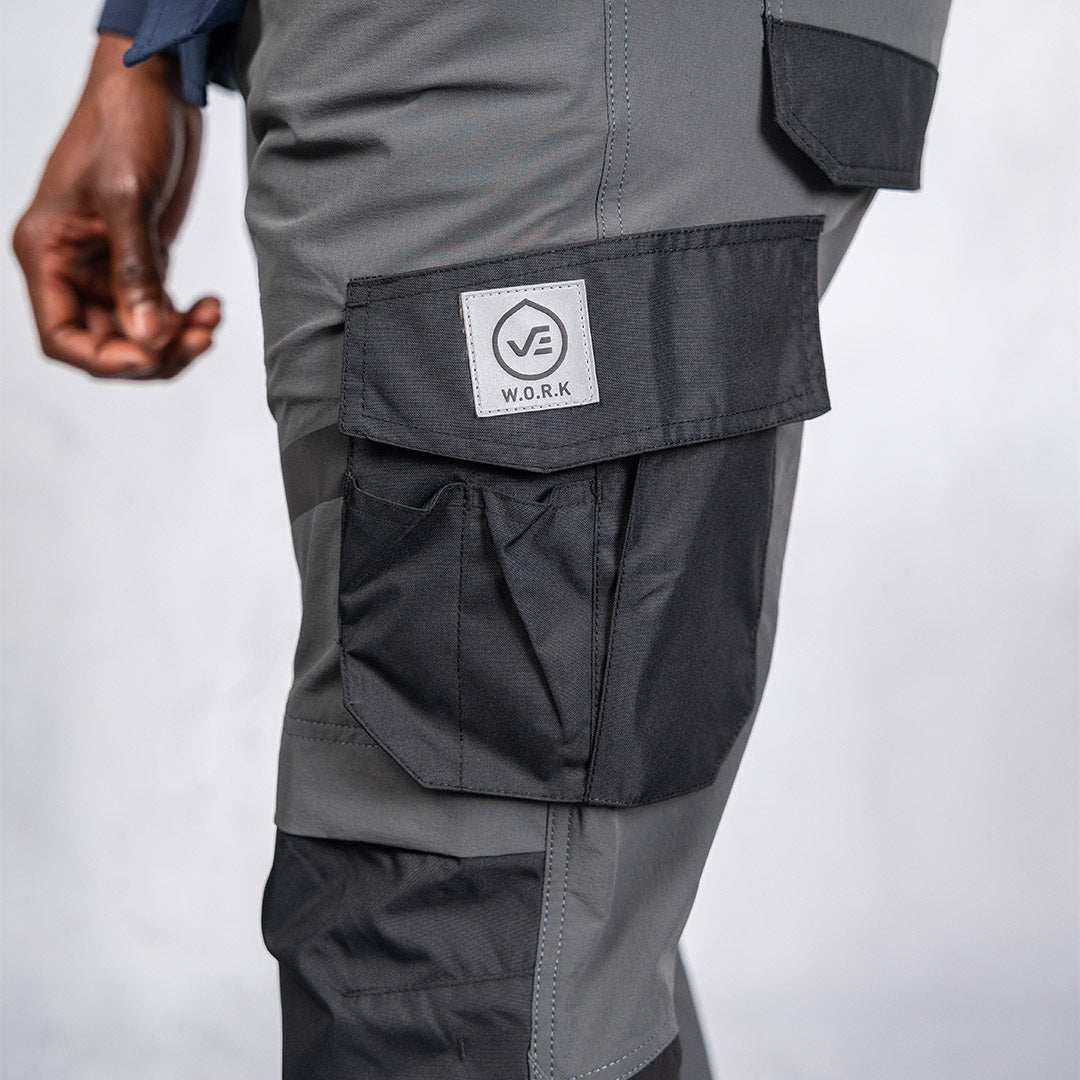 W.O.R.K 4-Way Stretch Utility Pants Charcoal