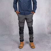 W.O.R.K 4-Way Stretch Utility Pants Charcoal