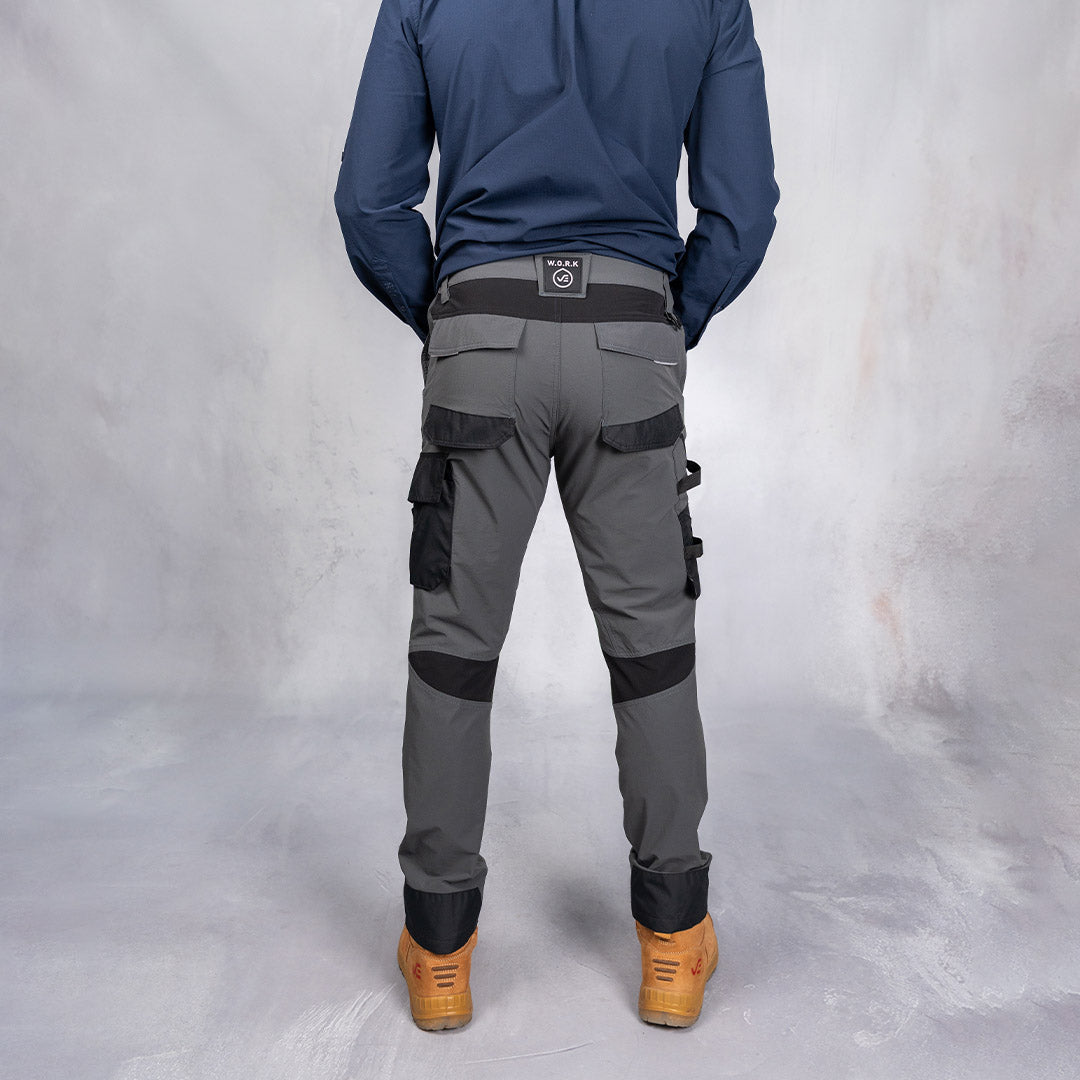 W.O.R.K 4-Way Stretch Utility Pants Charcoal