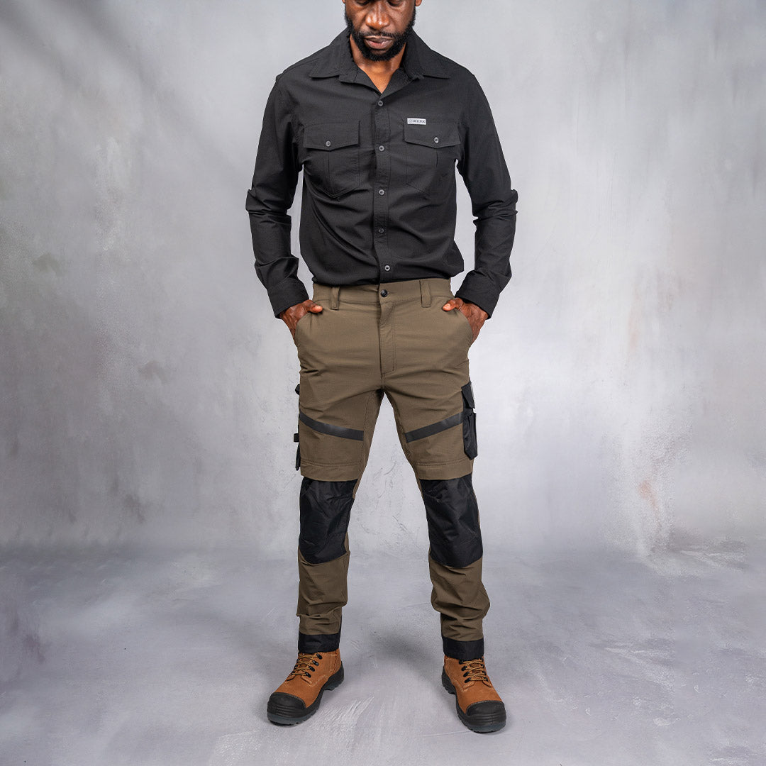 W.O.R.K 4-Way Stretch Utility Pants Olive