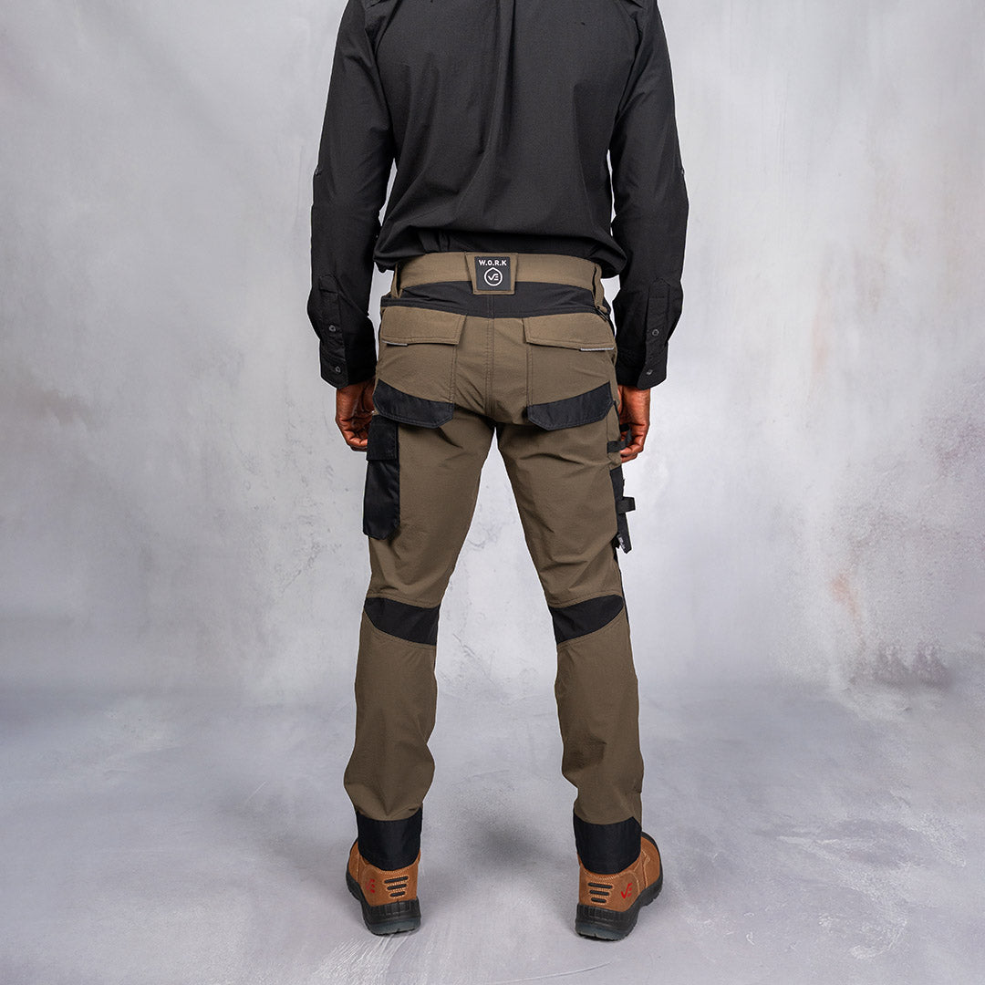 W.O.R.K 4-Way Stretch Utility Pants Olive