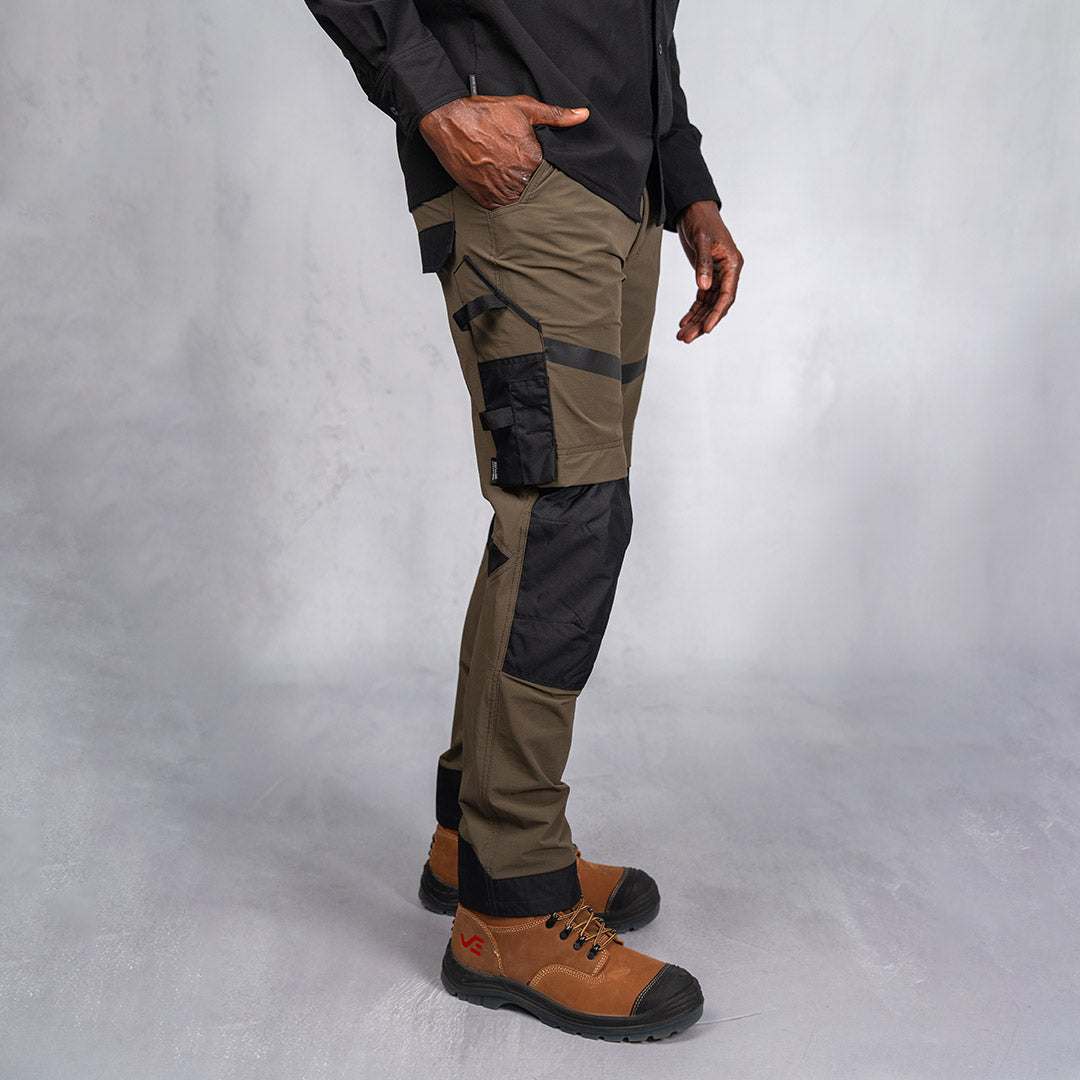 W.O.R.K 4-Way Stretch Utility Pants Olive