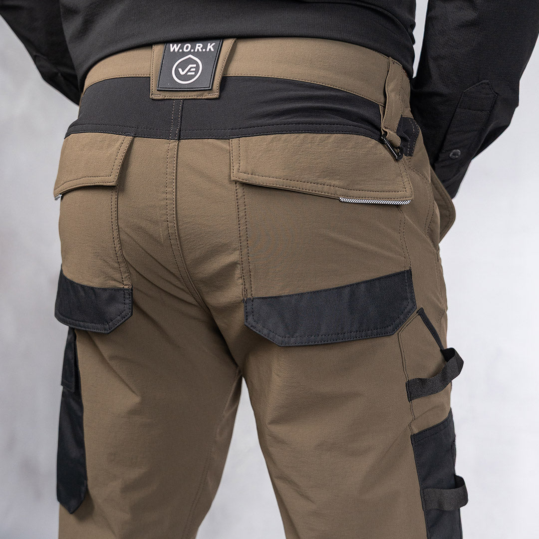 W.O.R.K 4-Way Stretch Utility Pants Olive