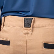 W.O.R.K Winch Cotton Stretch Shorts 4 Inch Camel