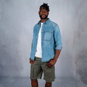 Copper Denim Shirt Light Blue