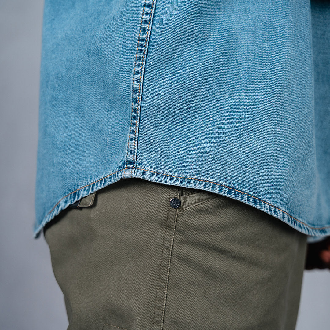 Copper Denim Shirt Light Blue