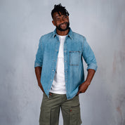 Copper Denim Shirt Light Blue