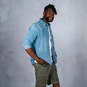 Copper Denim Shirt Light Blue
