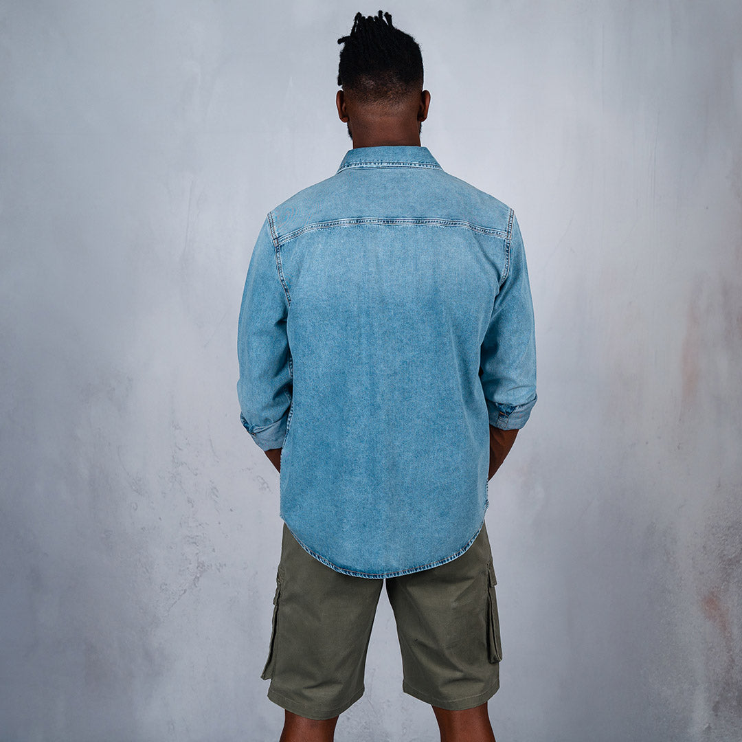 Copper Denim Shirt Light Blue
