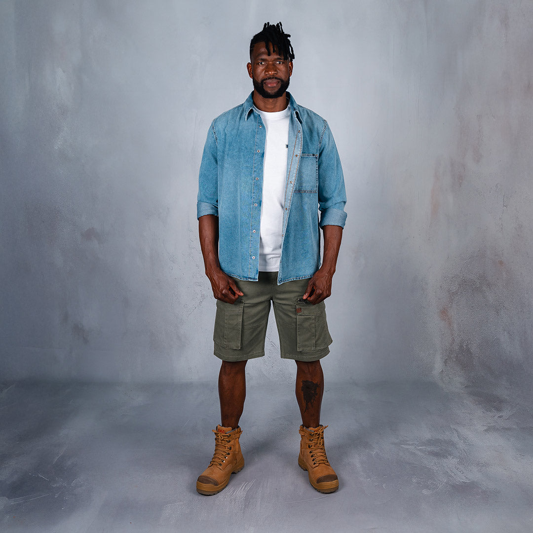 Copper Denim Shirt Light Blue