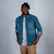 Copper Denim Shirt Medium Blue